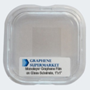 Monolayer Graphene on Glass, 1&quot;x1&quot;: 5 Pack