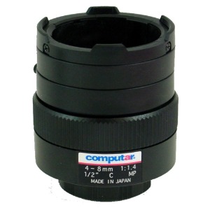 Computar 12″ 4-8mm Megapixel Lens – With Manual Iris